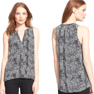 NWT Joie Silk Caviar Aruna Sleeveless Blouse